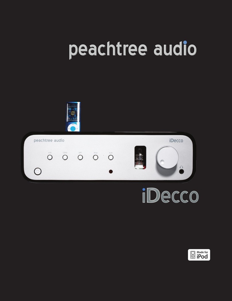 Peachtree Audio iDecco owner's manual