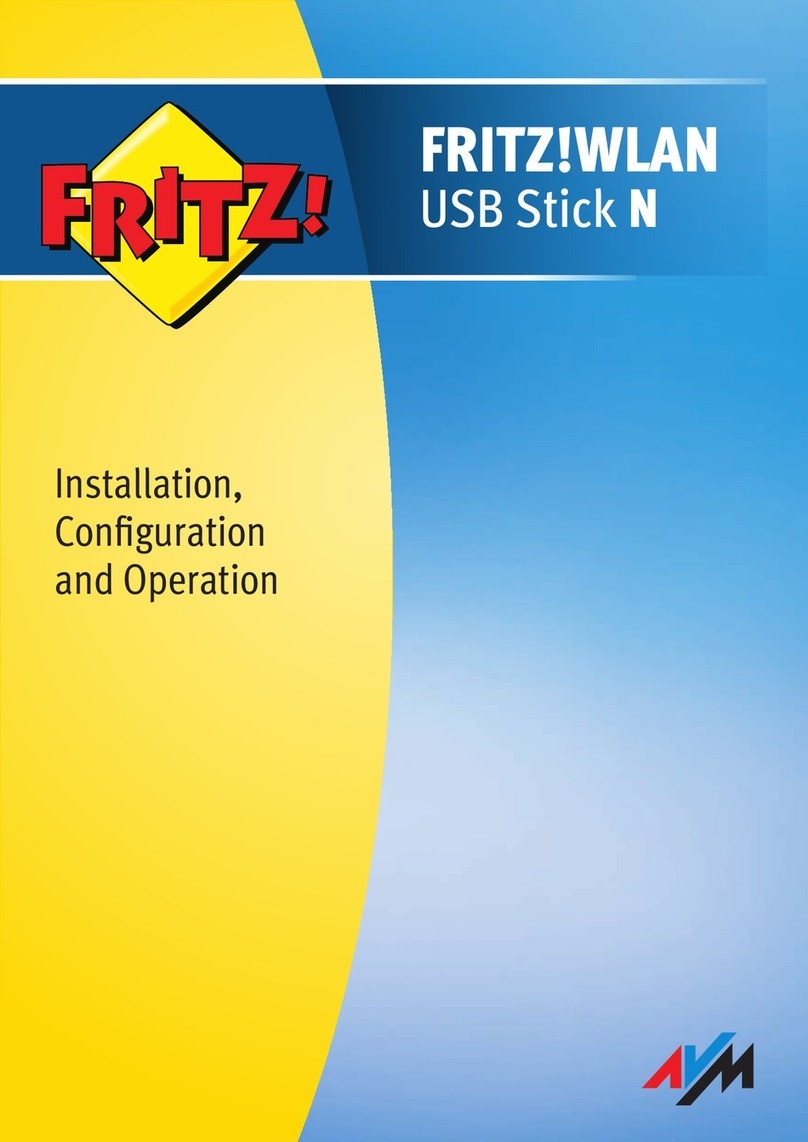 AVM FRITZ!WLAN USB Stick N Quick guide AVM FRITZ!WLAN USB Stick N Quick guide