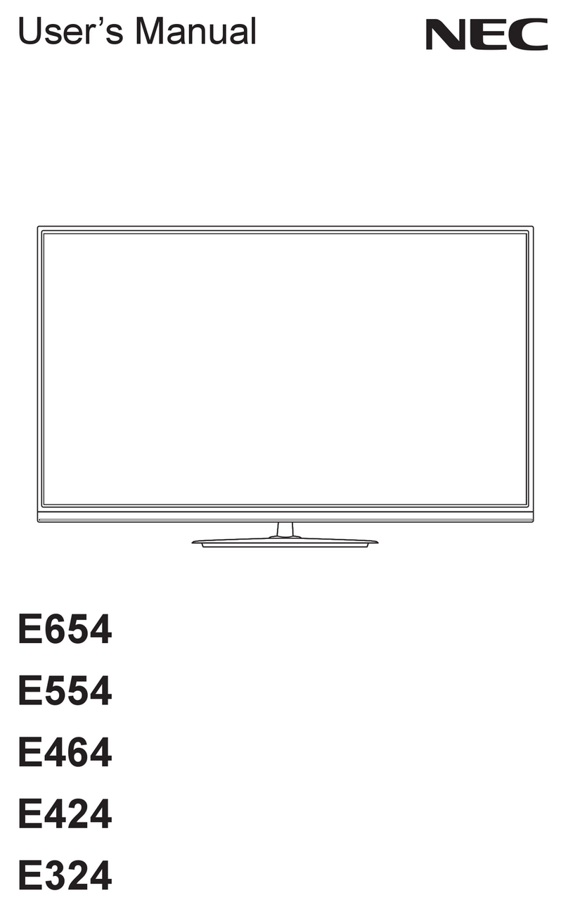 NEC E654 User manual