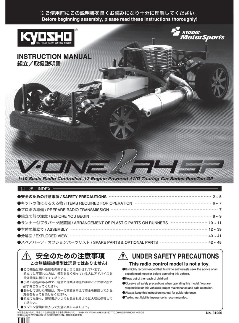 Kyosho V-ONE R4 SP instruction manual