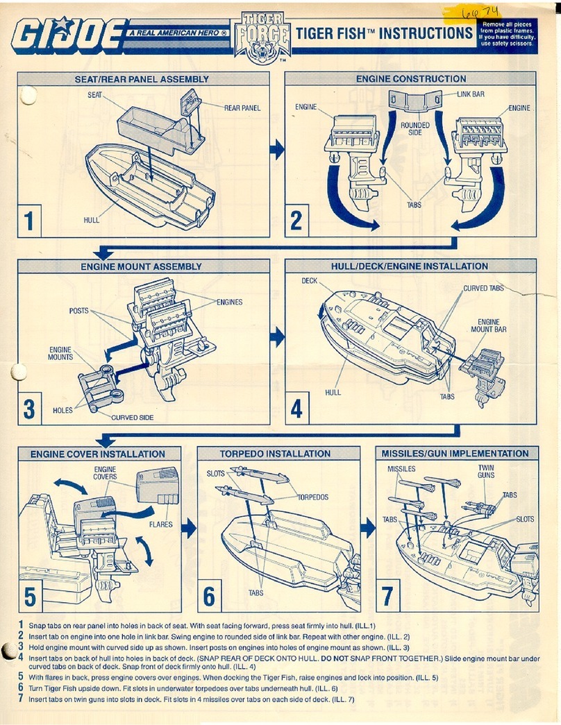 Hasbro G.I.Joe Tiger Fish User manual Hasbro G.I.Joe Tiger Fish User manual