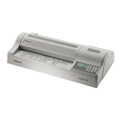 Fellowes Proteus A3 User manual