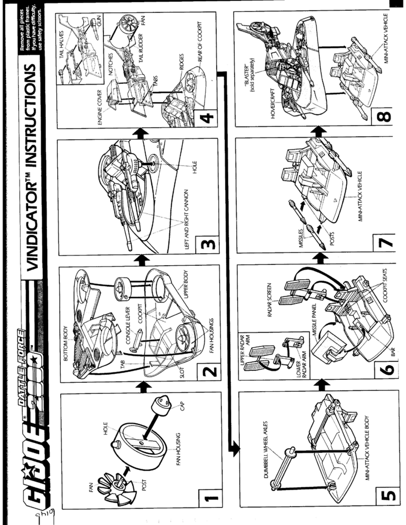 Hasbro G.I.Joe Vindicator User manual Hasbro G.I.Joe Vindicator User manual
