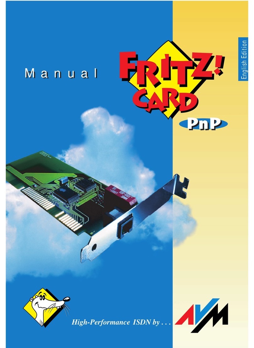 AVM FRITZ!Card PnP manual&nbsp;