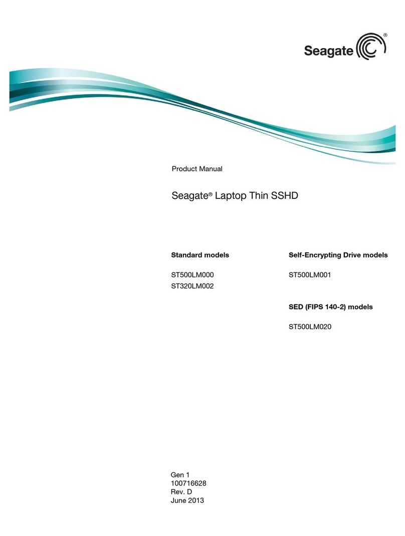 Seagate ST500LM000 User manual Seagate ST500LM000 User manual