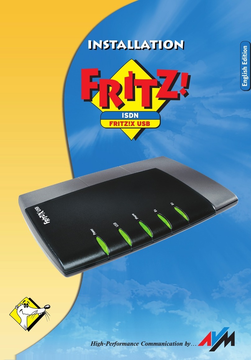 AVM FRITZ! X USB Installation
