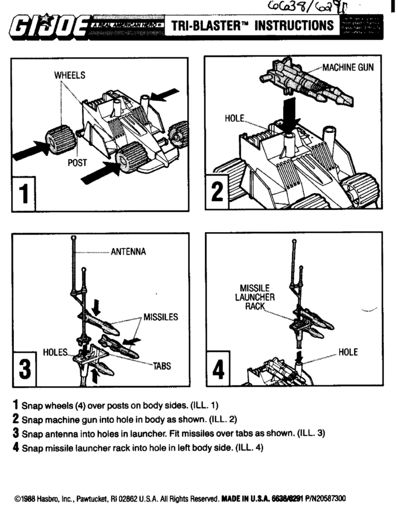 Hasbro G.I.Joe Tri-Blaster User manual