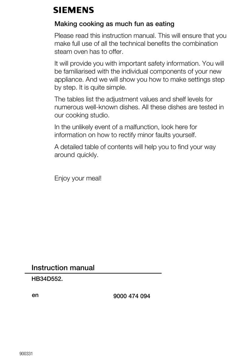 Siemens HB34D552 Series User manual