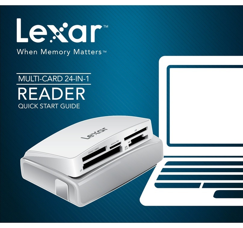 Lexar MULTI-CARD 24-IN-1 READER User manual