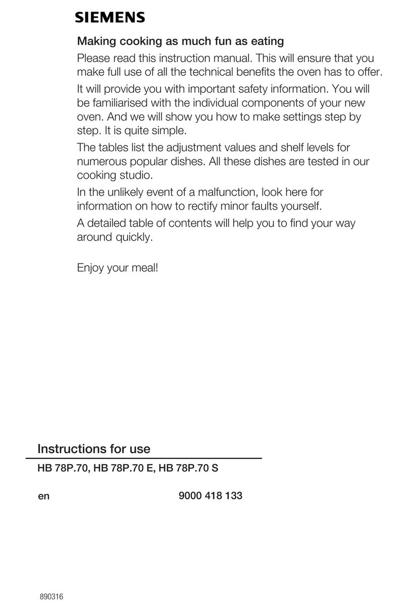 Siemens HB 78P.70 E User manual