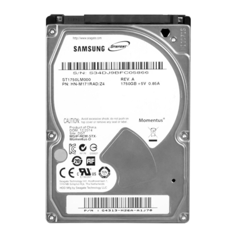 Samsung SpinPoint M9T User manual