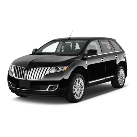 Lincoln 2013 MKX User manual