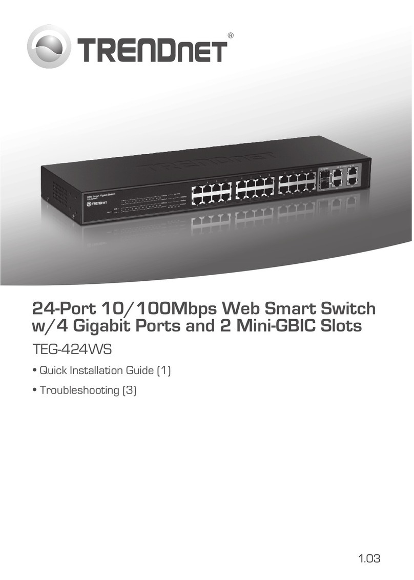TRENDnet TEG-424WS Quick installation guide
