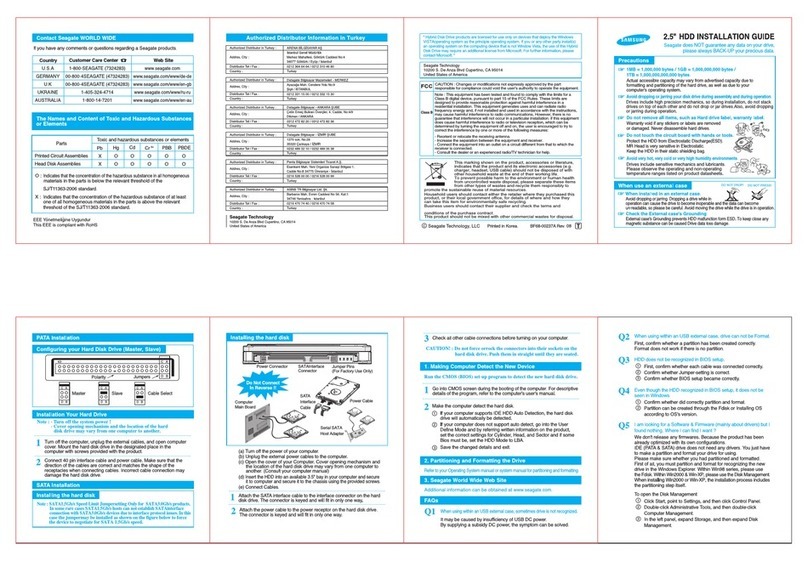 Seagate Video 2.5 User manual