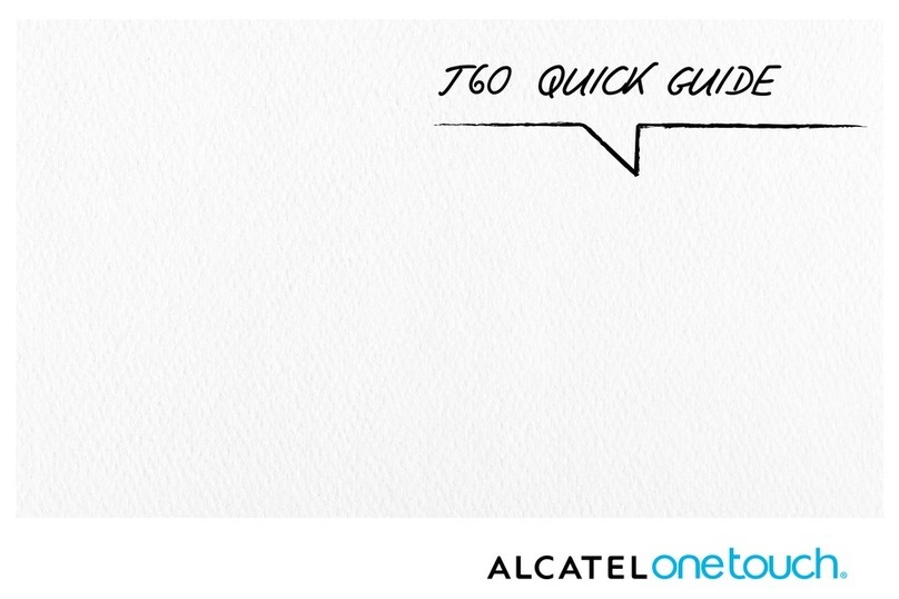 Alcatel ONE TOUCH T60 User manual