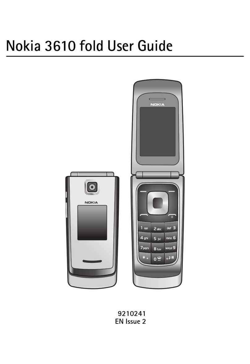 Nokia 3610 fold User manual
