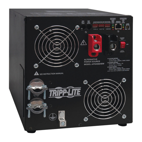 Tripp Lite PowerVerter APSX3024SW Specification sheet