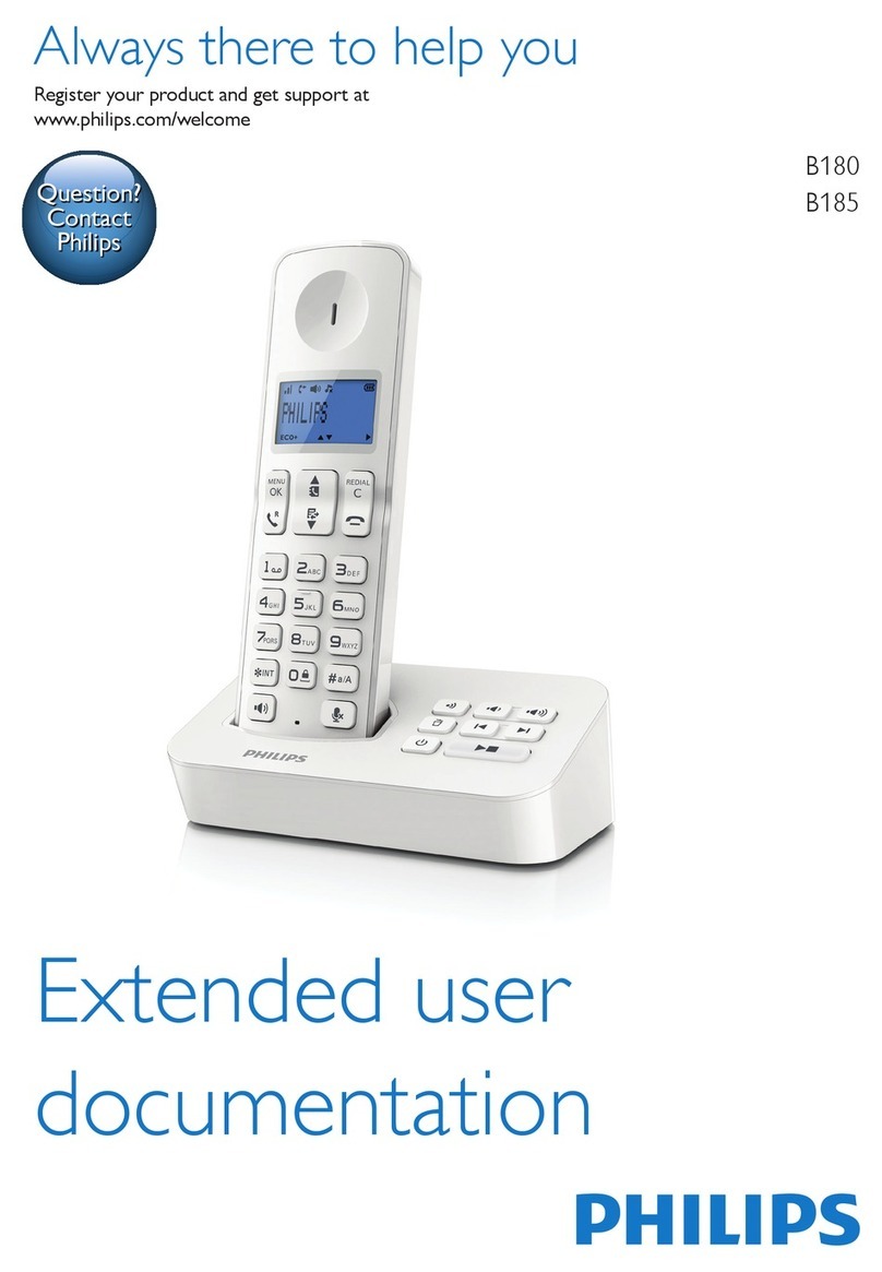 Philips B180 Extended user documentation