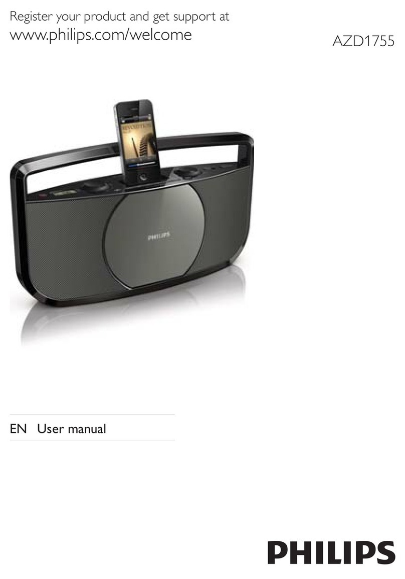 Philips AZD1755 User manual Philips AZD1755 User manual