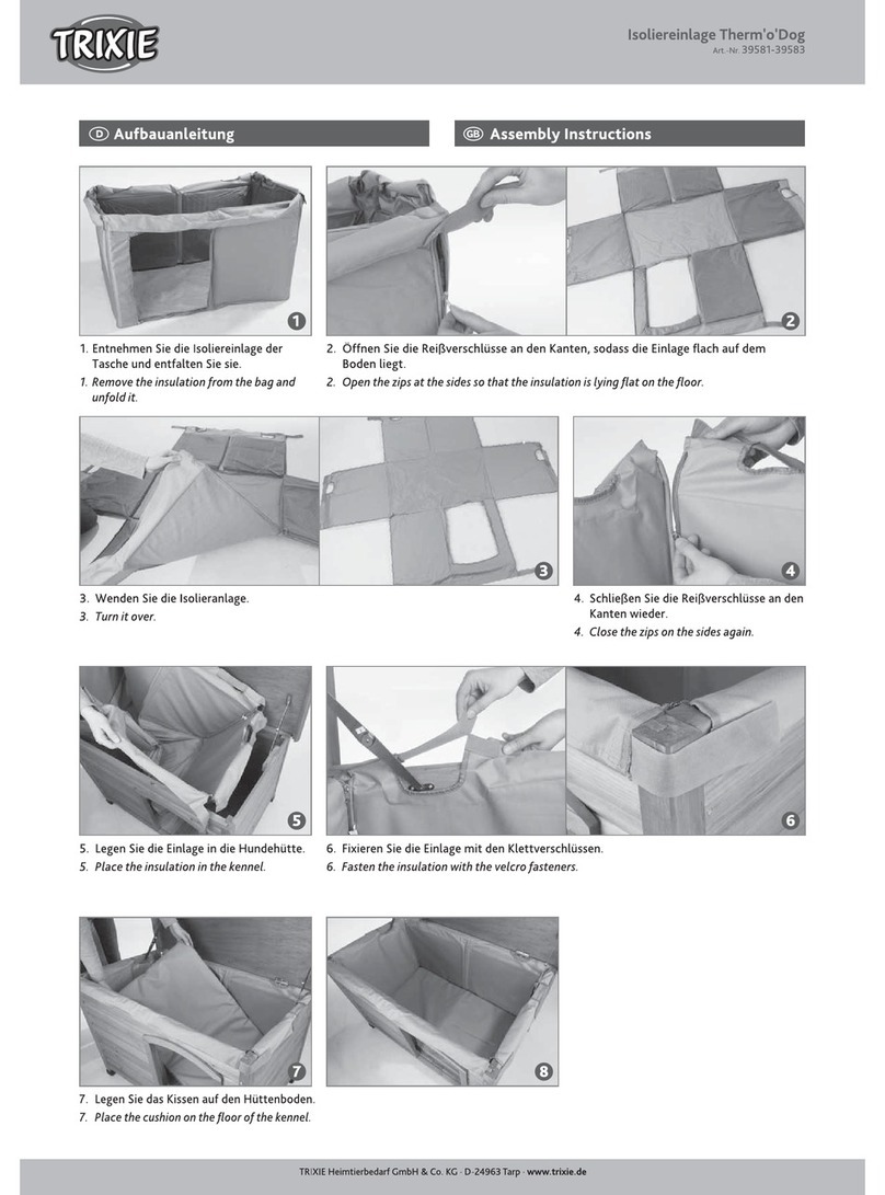 Trixie Therm`o`Dog Insulation Assembly instructions