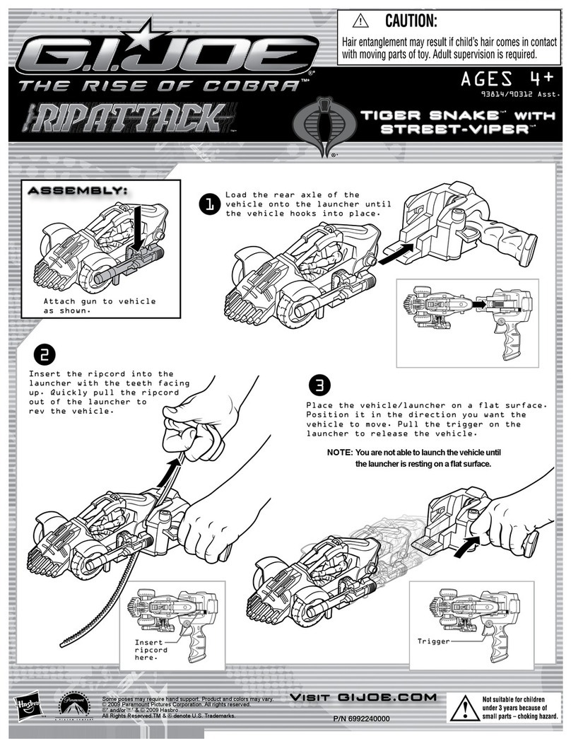 Hasbro G.I. Joe Ripattack Tiger Snake with... User manual