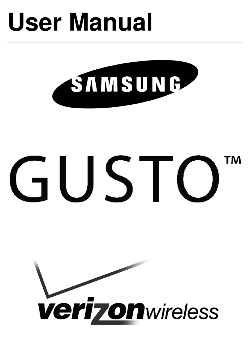 Samsung Samsung Cell Phone GUSTO User manual