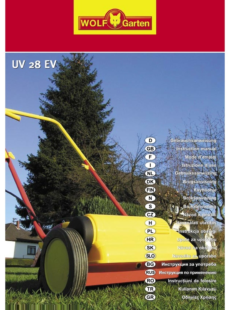 Wolf Garten UV 28 EV instruction manual