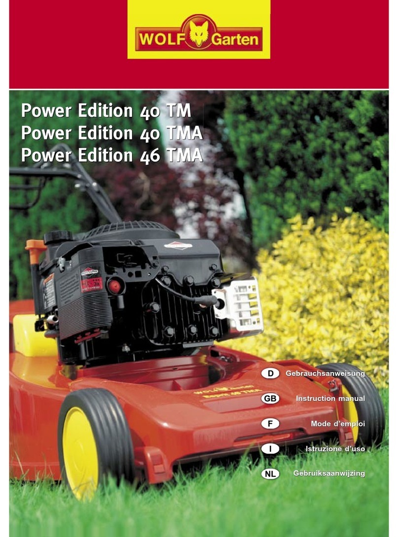 Wolf Garten Premio 40 TM instruction manual