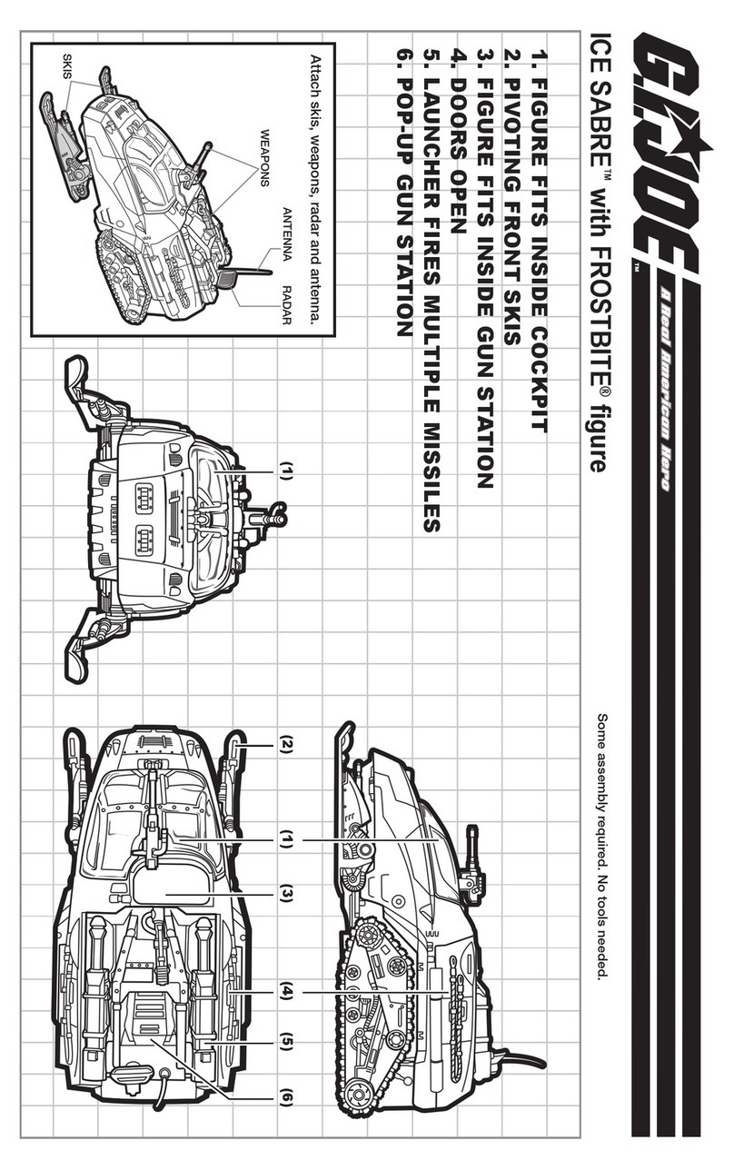 Hasbro G.I. Joe Ice Sabre with Frostbite figure instructions