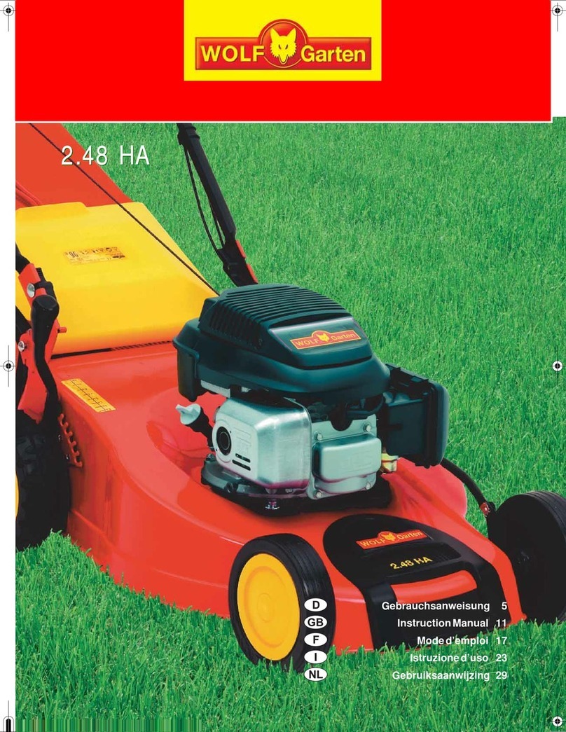 Wolf Garten 2.48 HA instruction manual