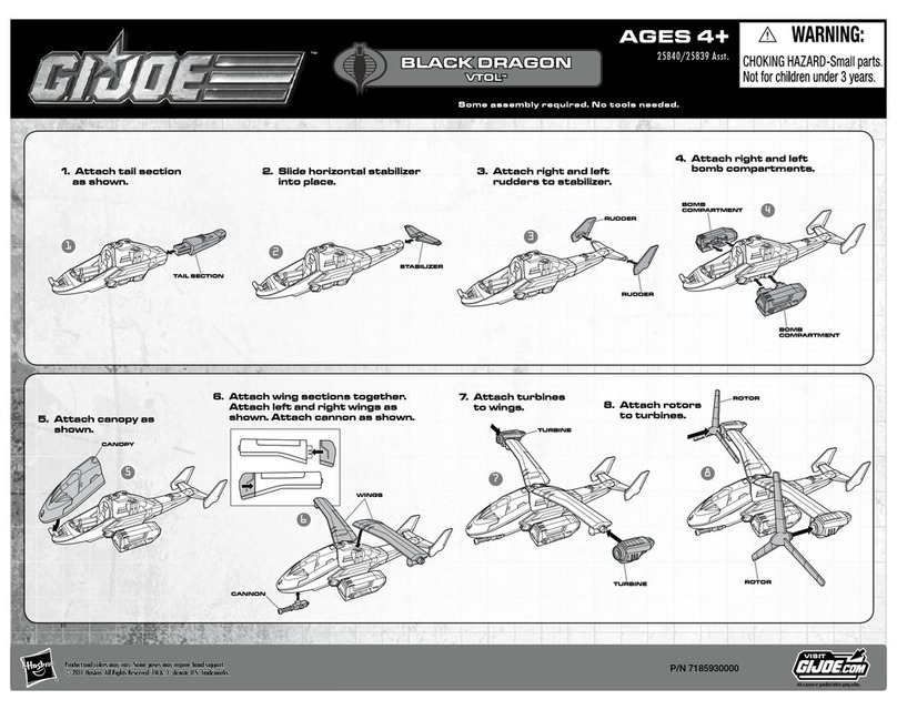 Hasbro G.I. Joe Black Dragon VTOL instructions