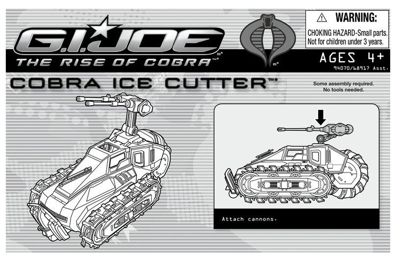 Hasbro G.I. Joe Cobra Ice Cutter User manual