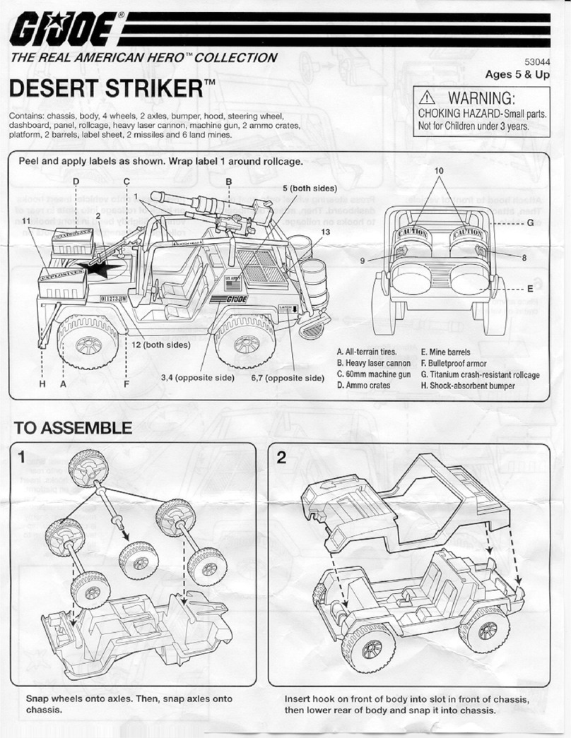 Hasbro G.I. Joe Desert Striker User manual Hasbro G.I. Joe Desert Striker User manual