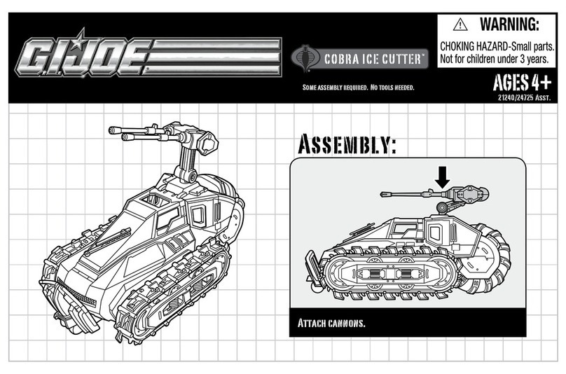 Hasbro G.I. Joe Cobra Ice Cutter User manual