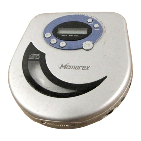 Memorex MD3025 operating instructions