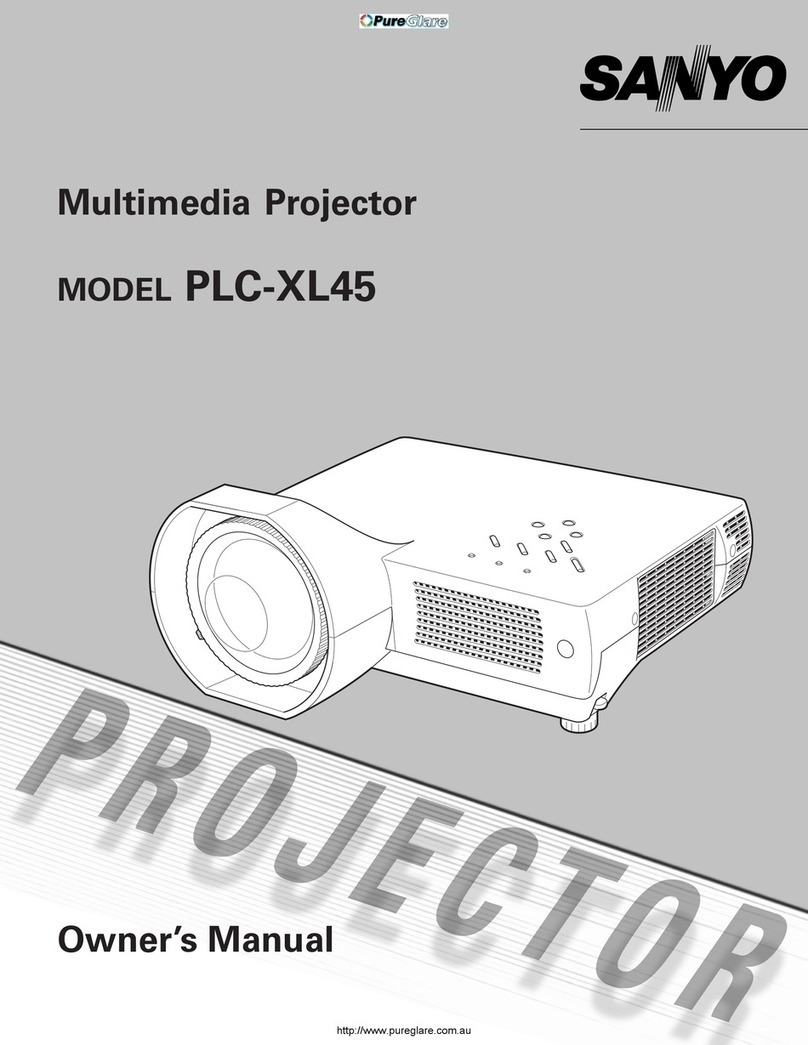Sanyo PLC-XL45 User manual