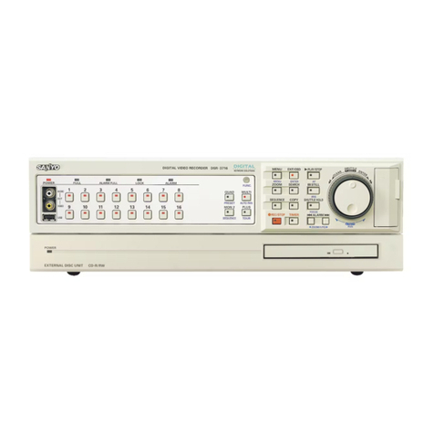 Sanyo DSR-3716 instruction manual
