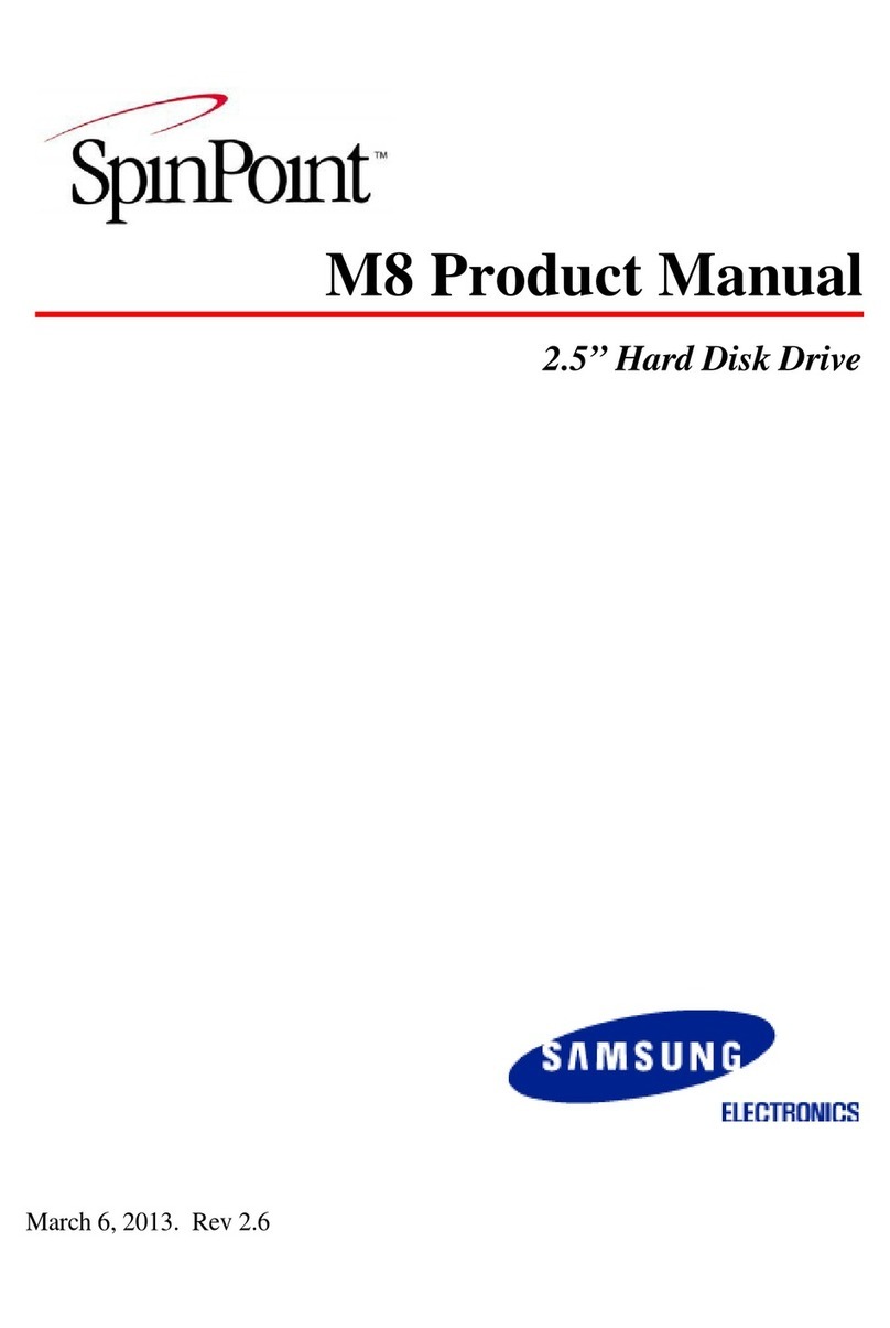 Seagate Spinpoint M8 User manual