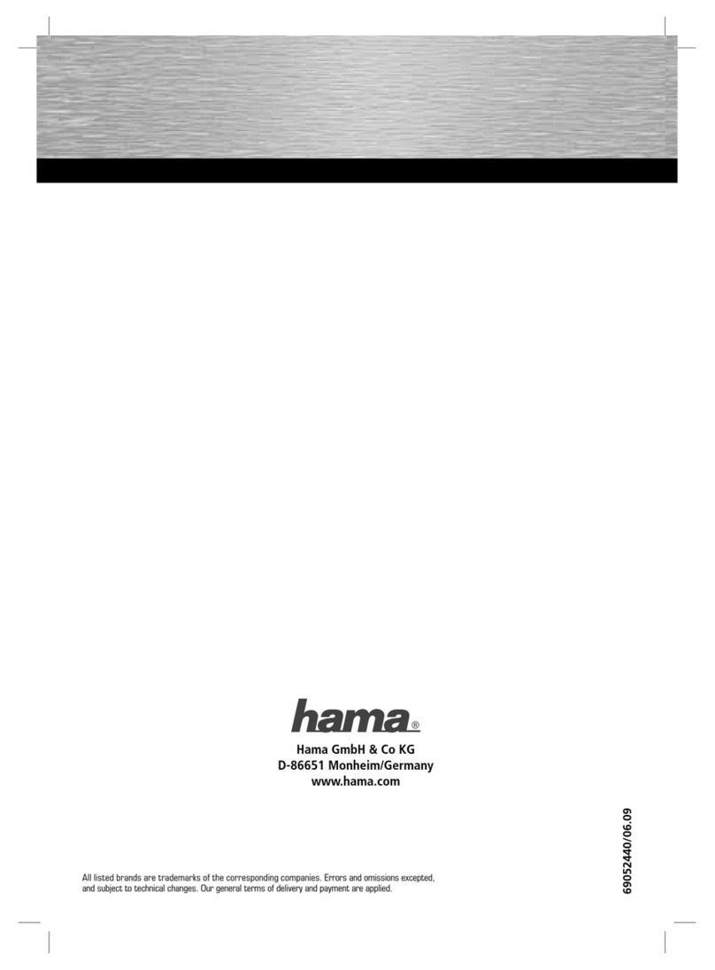 Hama Emerging Operating	 instruction
