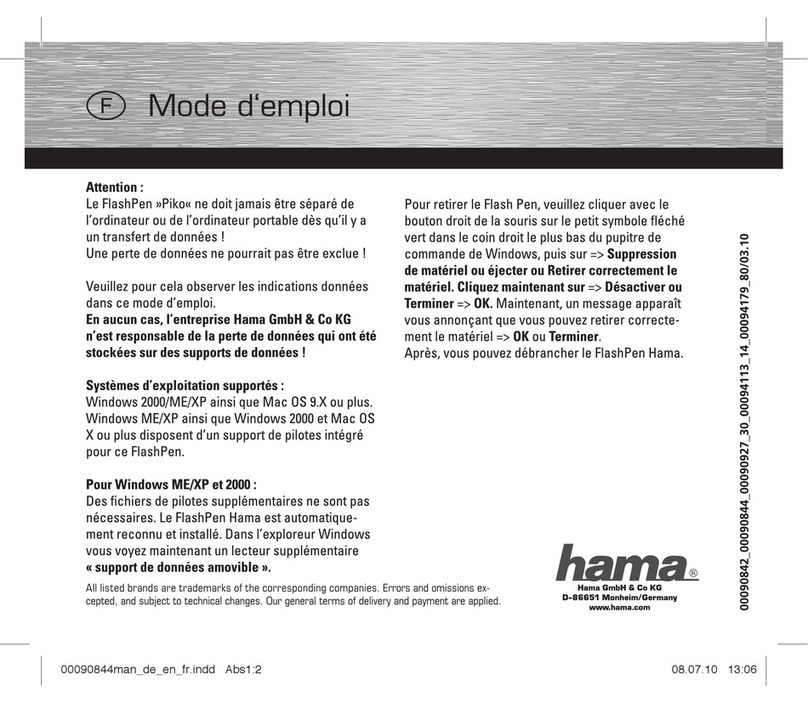 Hama FlashPen "Piko" User manual Hama FlashPen "Piko" User manual