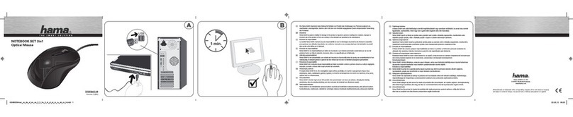Hama NOTEBOOK SET 3in1 User manual