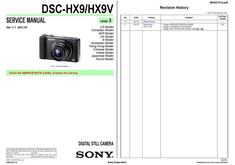 Sony Cyber-Shot DSC-HX9 User manual