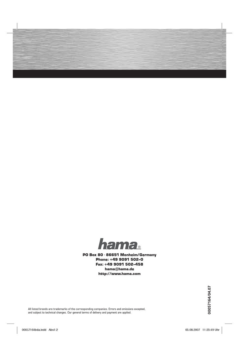 Hama Triton Operating	 instruction