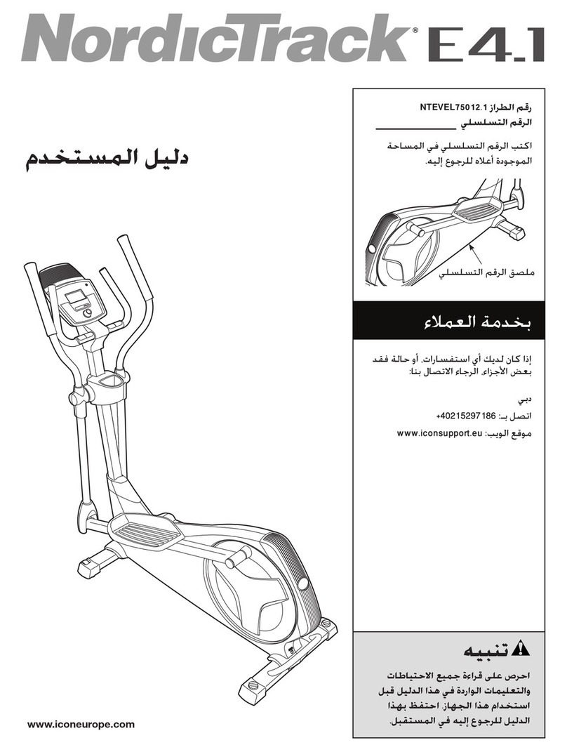 NordicTrack E4.1 Elliptical manual