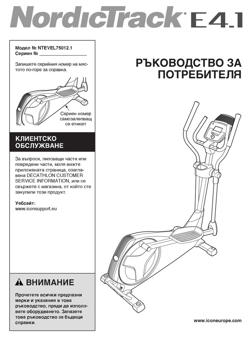 NordicTrack E4.1 Elliptical 