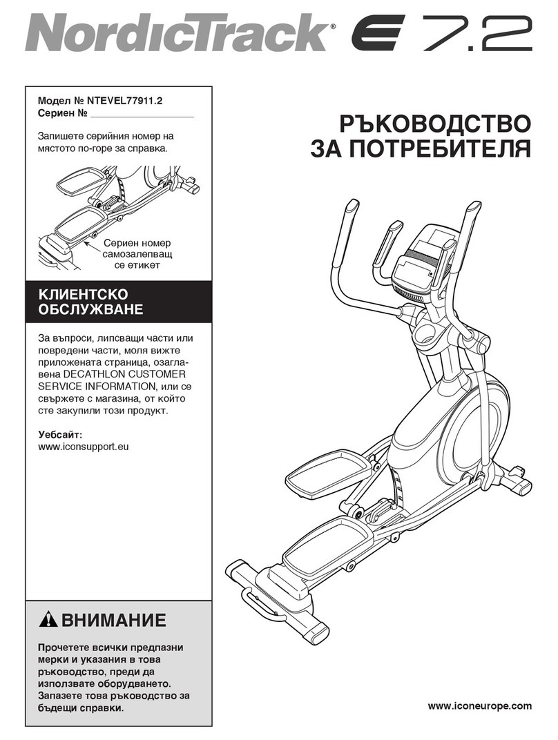 NordicTrack E 7.2 Elliptical 