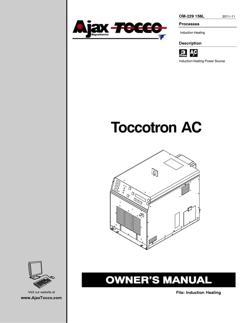 Ajax TOCCO Toccotron AC owner's manual
