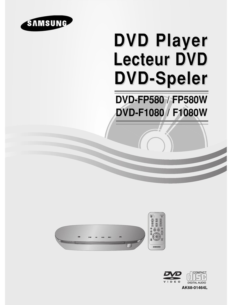 Samsung DVD-FP580 User manual