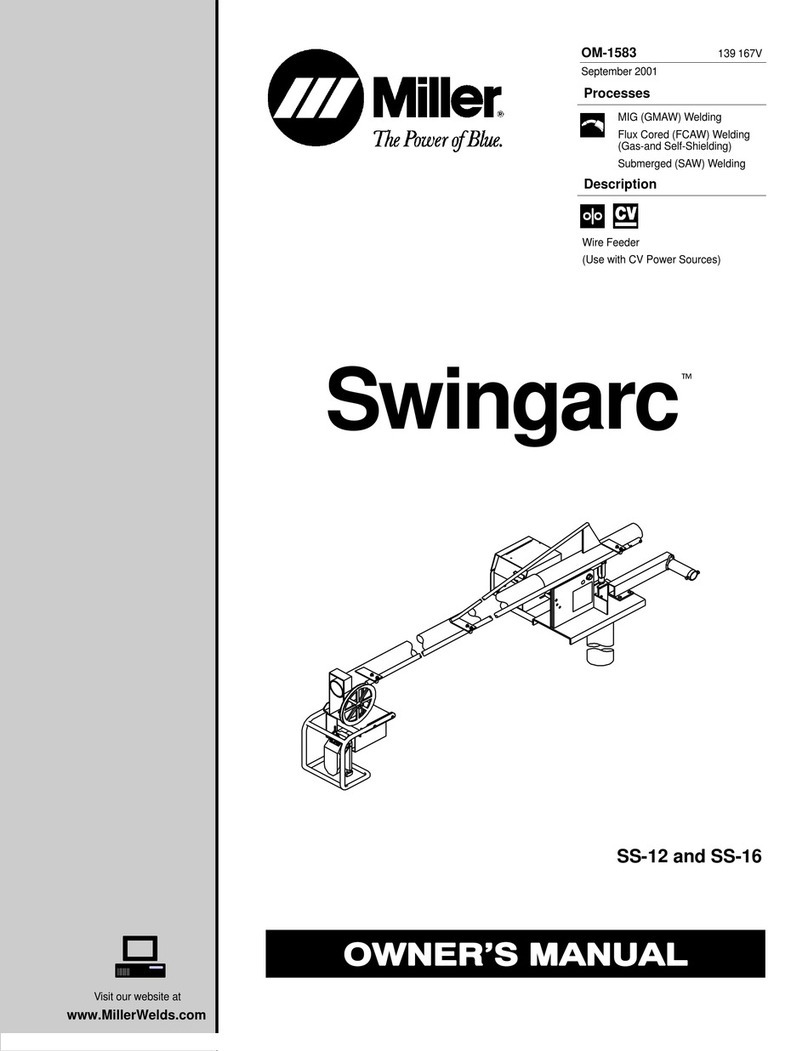 Miller Electric Swingarc owner's manual