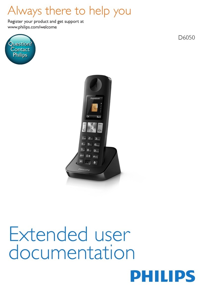 Philips D6050 Extended user documentation